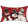 Christmas Theme Decorative Pillow Case For Living Room Sofa Cushion Cover Holiday Home Decoration Accent