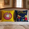 Cartoon The Simpsons Cushion Cover 1Pcs Decorative Covers Soft Cushion Case For Sofa Couch Decor 40X40 45X45 Pillowcases