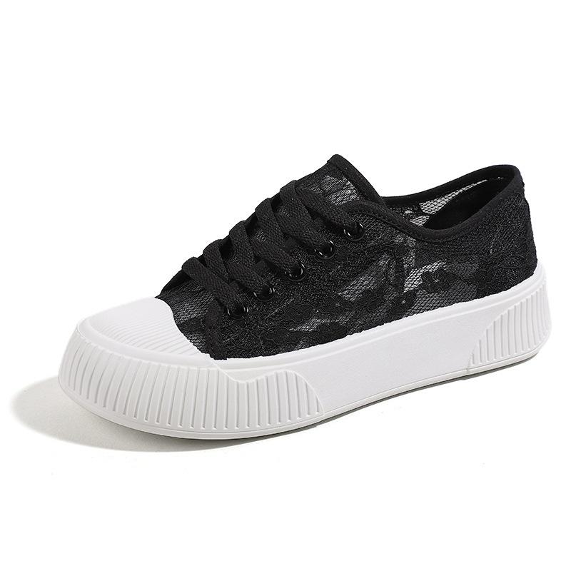 Little White Shoes Women's Summer 2025 New Student Versatile Casual Women's Sports Korean Version Thick Baseplate Shoes 99