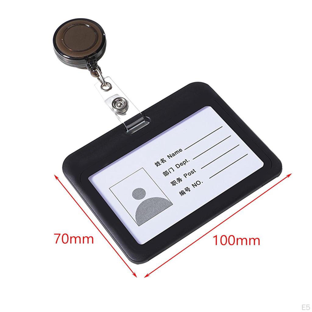 Badge Reel Holder ID Clip 60cm Telescopic Cable Nurse Gift Key Name Tag