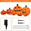 Cloth 7pcs Inflatable Halloween Pumpkin Conjoined Halloween Decoration  Thanksgiving