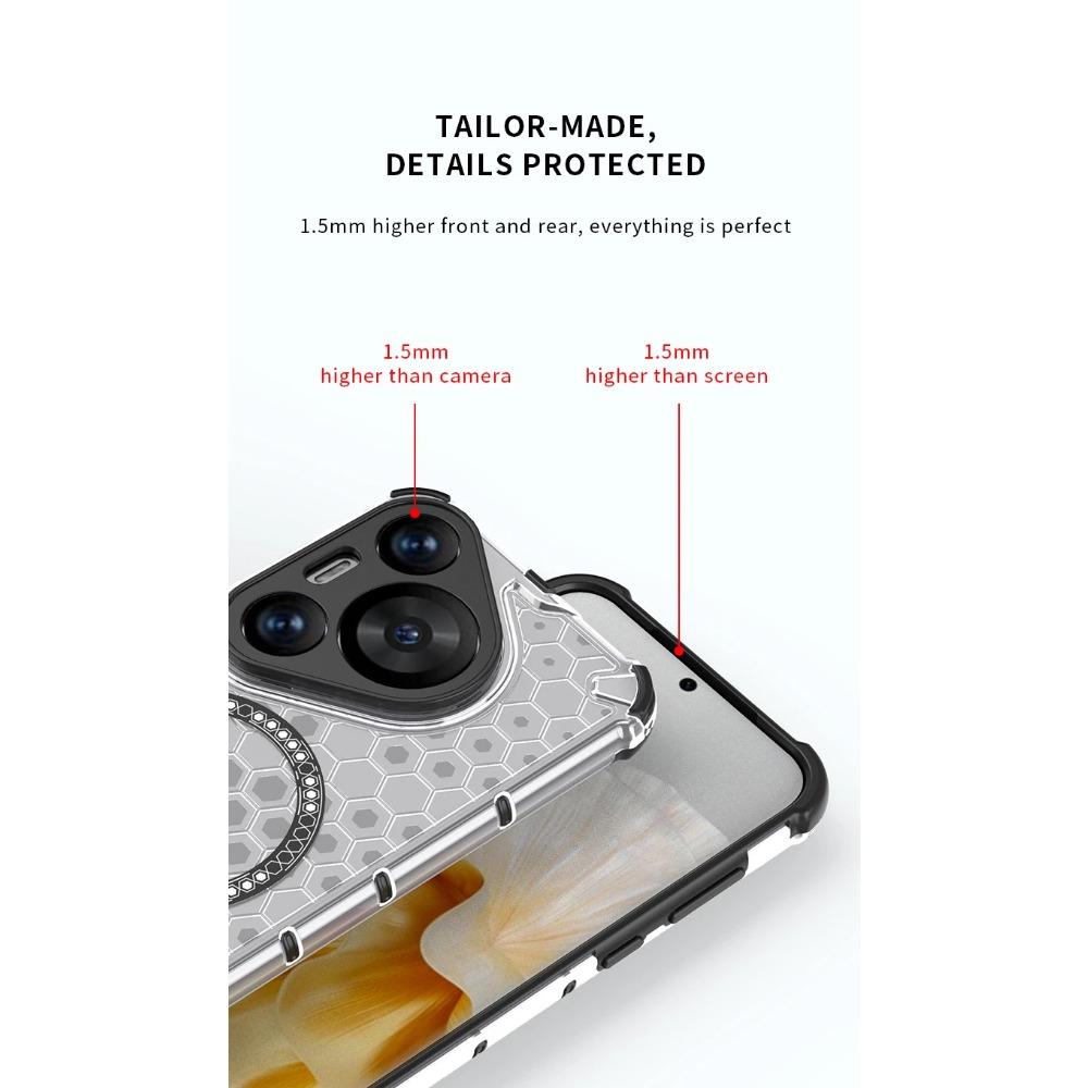 Luxury Transparent Magsafe Magnetic Wireless Charging Case for Xiaomi Mi 13T Poco F5 F6 X6 Note 13 K60 K60E K70 K70E Pro Shockproof Protection Cover
