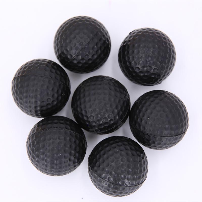 

Мяч-губка из мягкого полиуретана для тренировок в гольф для игры в помещении - детская игрушка из ЭВА, лидер продаж 42 mm чёрный