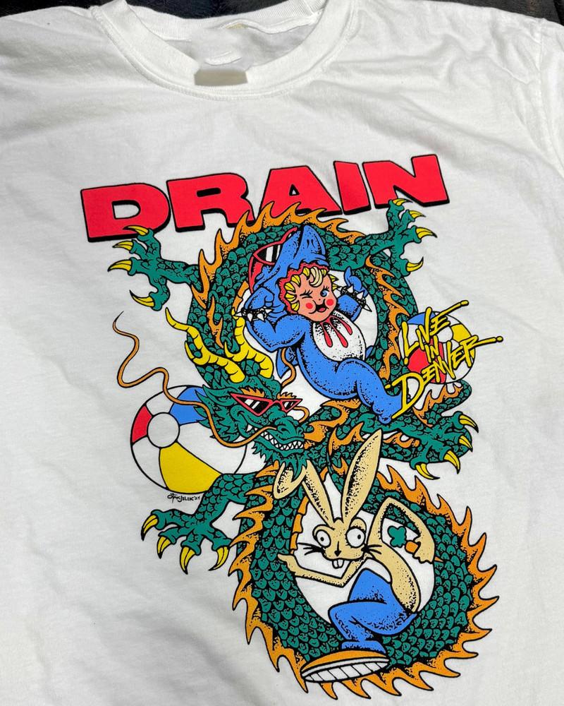 

DRAIN Band Gift For Fan On tour T Shirt Full Size S5XL ET374 Unisex T-Shirt XXXXL
