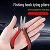 Stainless Steel Multi-Functional Bent Nose Fishing Hook Tying Pliers