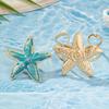 Exquisite1 piece, summer natural marine elements metal texture design sense starfish women bracelet bracelet