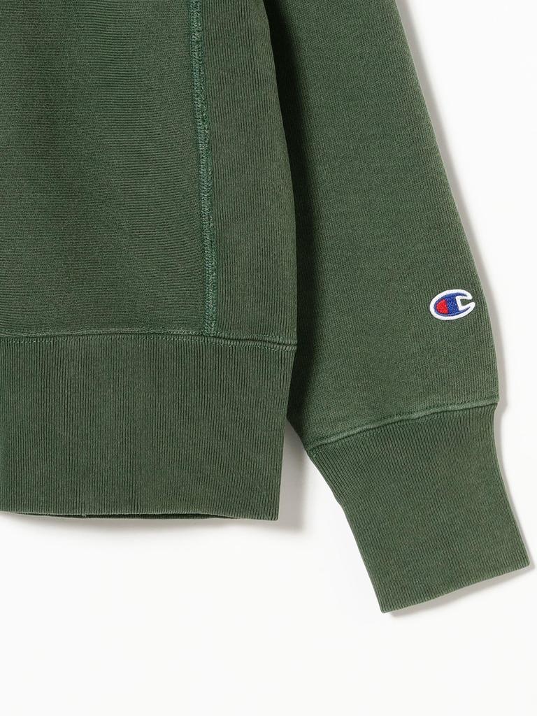 Beams Boy Women's Special Order Champion Back Print Reverse Weave Crew Sweatshirt, Size D.GRN, XS