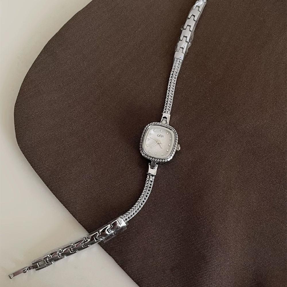 GEDI Watches Ladies Dress Watch Square Slim Strap Luxury Women Bracelet Quartz Watches Vintage Small Women's Wristwatch