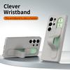 For Samsung Galaxy S25 Ultra Case Customizable Smart Key Control Wristband Kickstand PC + Silicone Phone Cover