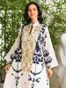 European & American Style Women's Arabian Evening Dress - Dubai Fashion Robe