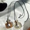 Premium New Chinese Resin Pendant Necklace Women's ins Niche Design Long Sweater Chain and Accessories