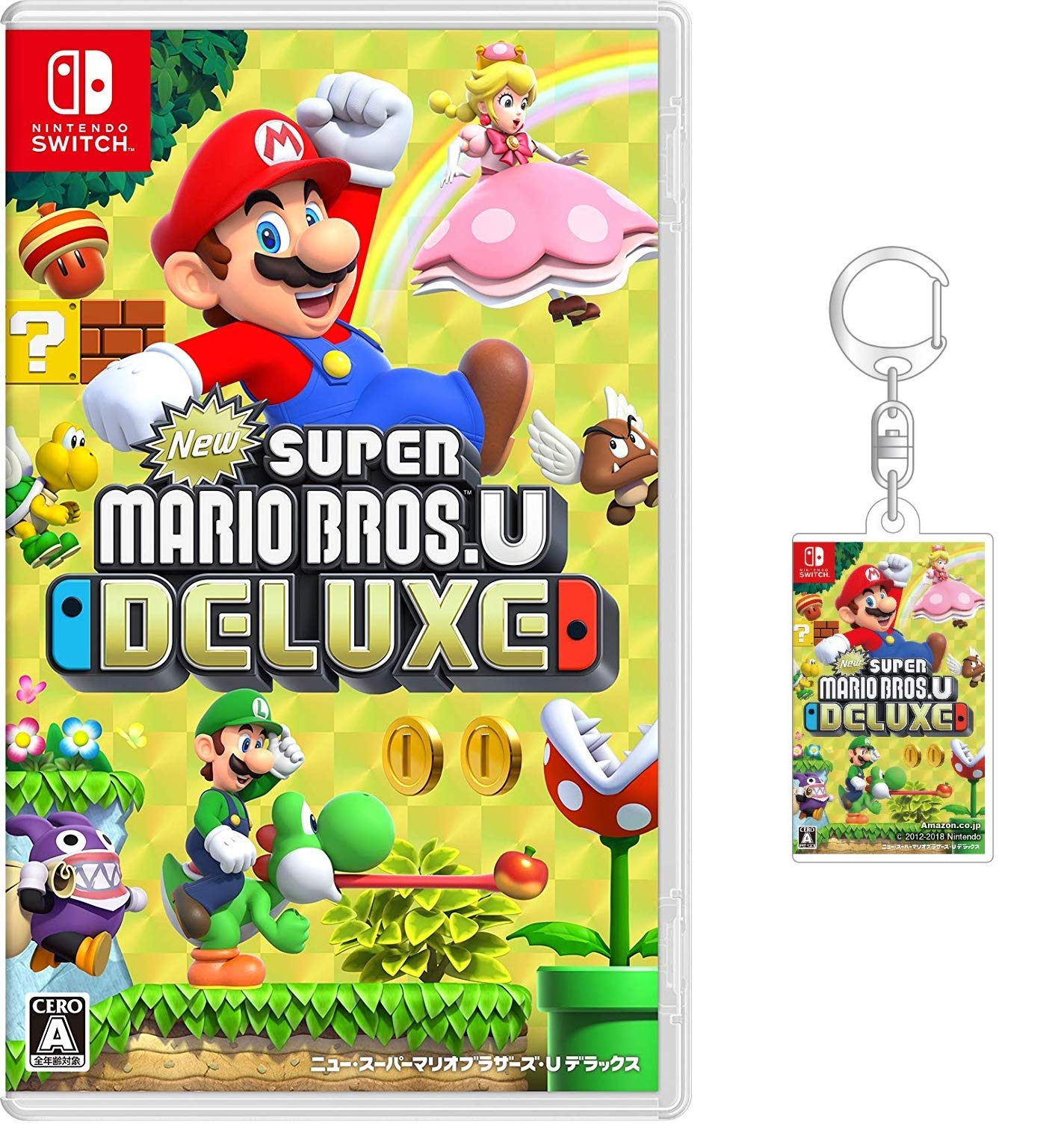 

Новый акриловый брелок Super Mario U Deluxe Bros. -переключатель (оригинал включен)