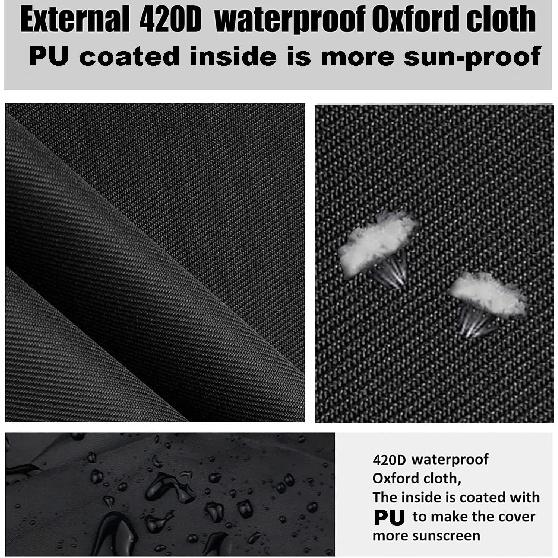 Tire Covers for Storage Large Tire Storage Bags Waterproof for Outdoor Indoor Update (Holding 4 Tires Up, Diameter 33")