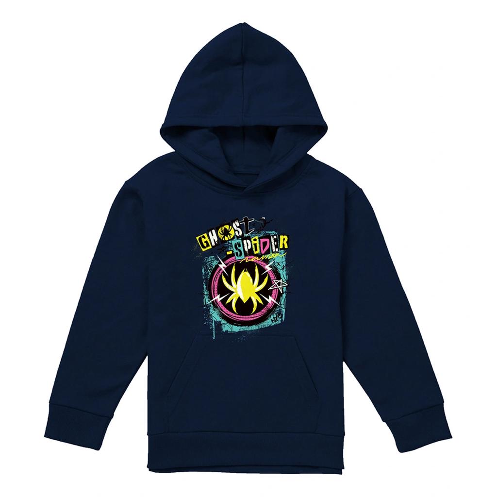 Marvel Childrens/Kids Ghost-Spider Punk Logo Hoodie