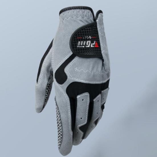 PGM Guanti da Golf Antiscivolo Traspiranti Forniture da Golf Mano Sinistra Vestibilità Affidabile Guanto da Golf a Compressione per Esterno