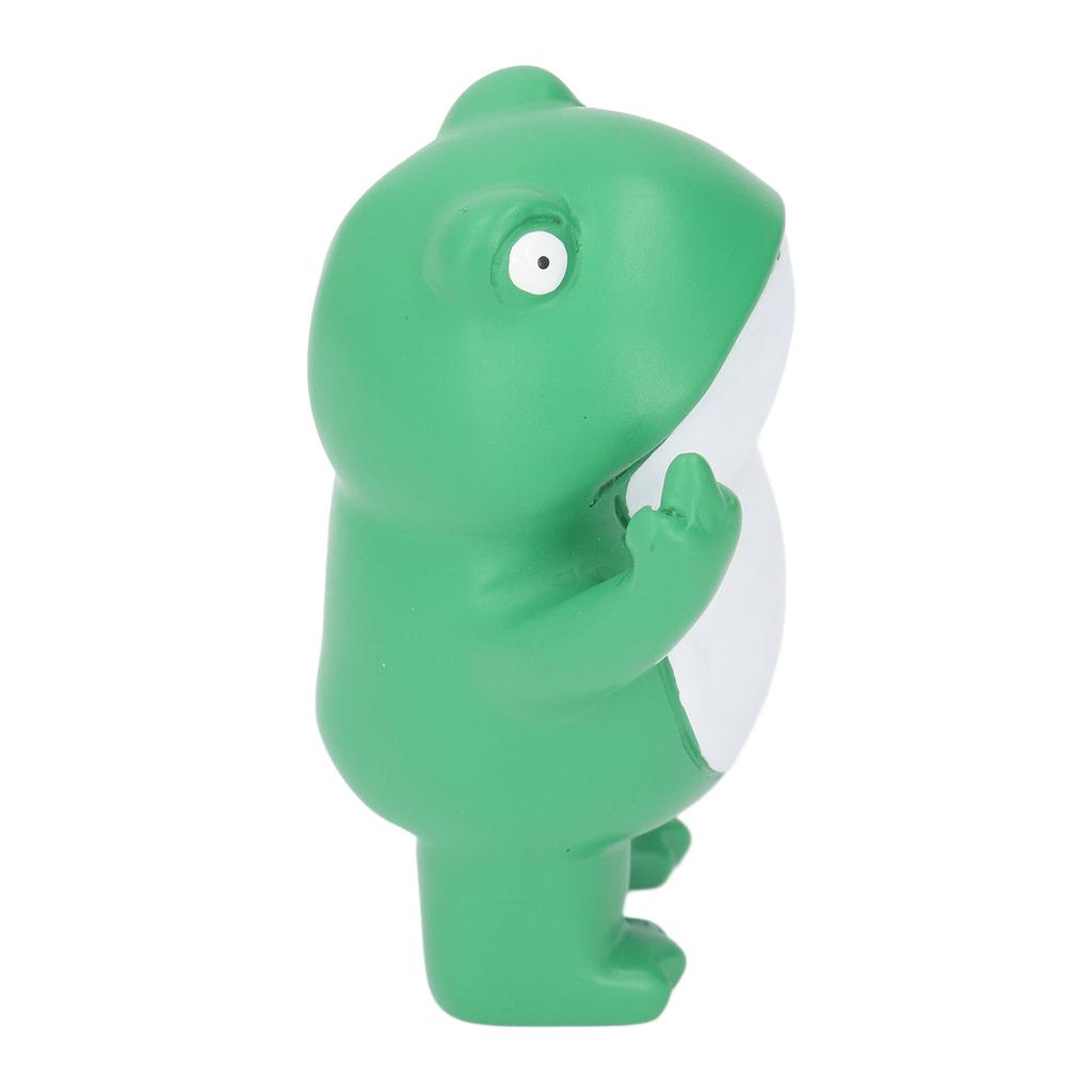 Frog Figurines Realistic Funny Cute Resin Rebellious Frog Statues for Desk Garden Decoration Gifts