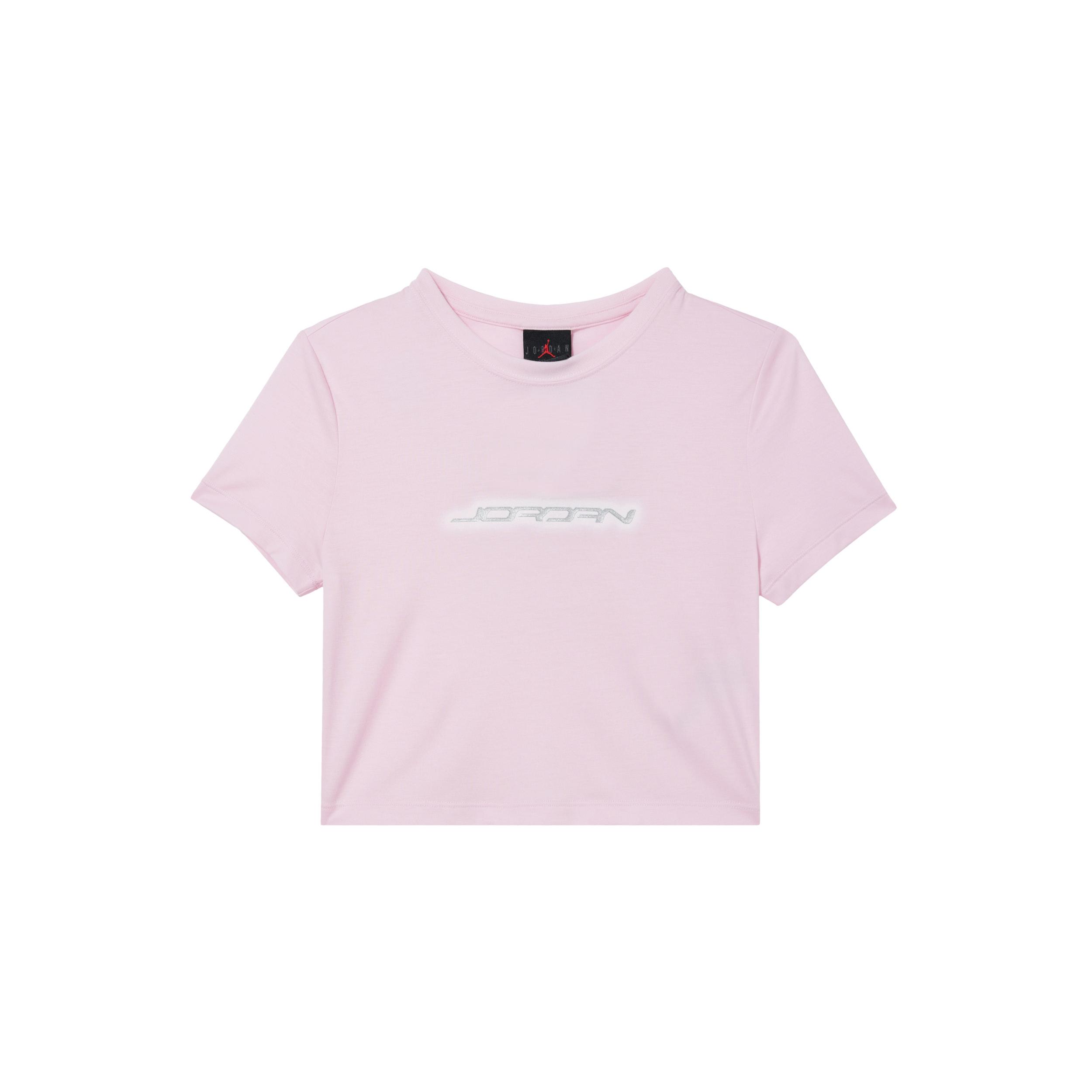 

New Jordan T-Shirt Women s Foam Pink HM4903-663 M