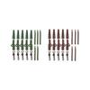 20pcs Carp Fish Accessories Leads Clip Professional Wear-resistant Quick Change Swivel Tail Rubber Reusable Fishing Tackle