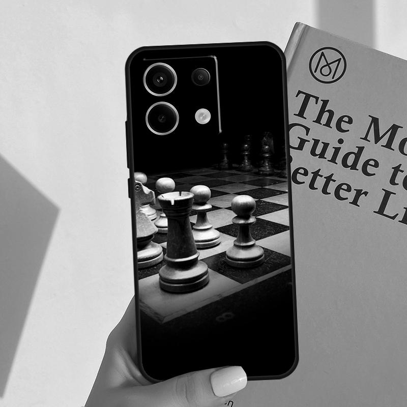 Chess Cover For Xiaomi Redmi Note 14 13 10 11 12 Pro 11S 12S Case For Redmi 15 14C 10C 12C 13C 15C