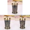Vintage Egyptisk shotglass med sinklegeringsmateriale for kreative bar drinker