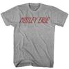 Motley Crue Rock Band Logo Men's T Shirt Vintage Heavy Metal Concert Music Merch
