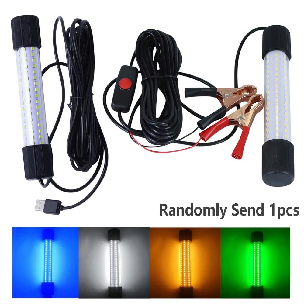

1Pcs 12-24V Fishing Light 20W High-power Underwater luminous Bait Light, LED Night Deep Drop Tool For Attracting Fish And Shrimp