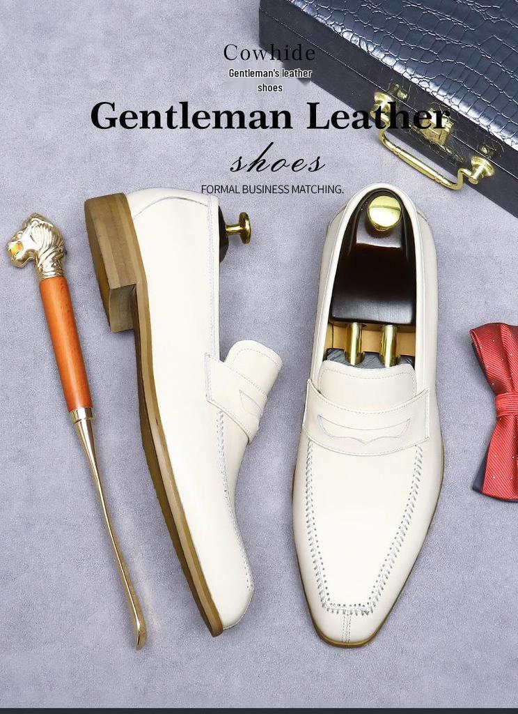 Pre-Sale: Men's Genuine Leather Casual Business Shoes - Cowhide Formal Footwear