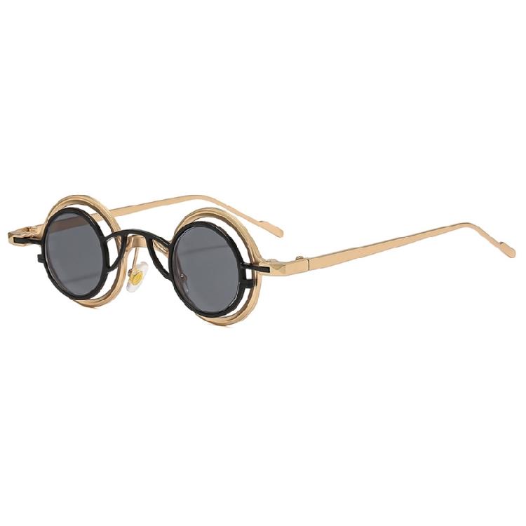 Durability Round Metal Sunglasses with Scratch Resistant Lenses Baby Sunglasses Accessories for Day Wear
