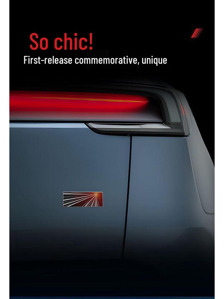 Tesla Model Y/3 Znak na kufr Pryskyřičná Dekorační Nálepka