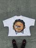 Summer 2026 New Arrivals Fun GraffitiPrint TShirts Loose Fit Crew Neck 90sInspired Cropped Tops Y2k Trash Style