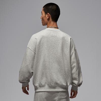 Men's Jordan Sweatshirts Men's Gray Crew Neck Moderate