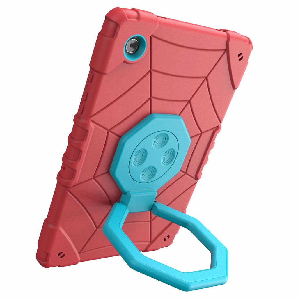 For Samsung Galaxy Tab A8 10.5 (2021)/(2022) Case Kickstand Spider Style PC+TPU Rugged Protective Cover
