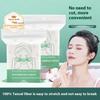 100Pcs Ultra-Thin Tencel Stretchable Wet Compress Cotton Pads Open Type Facial Moisturizing Makeup Remover