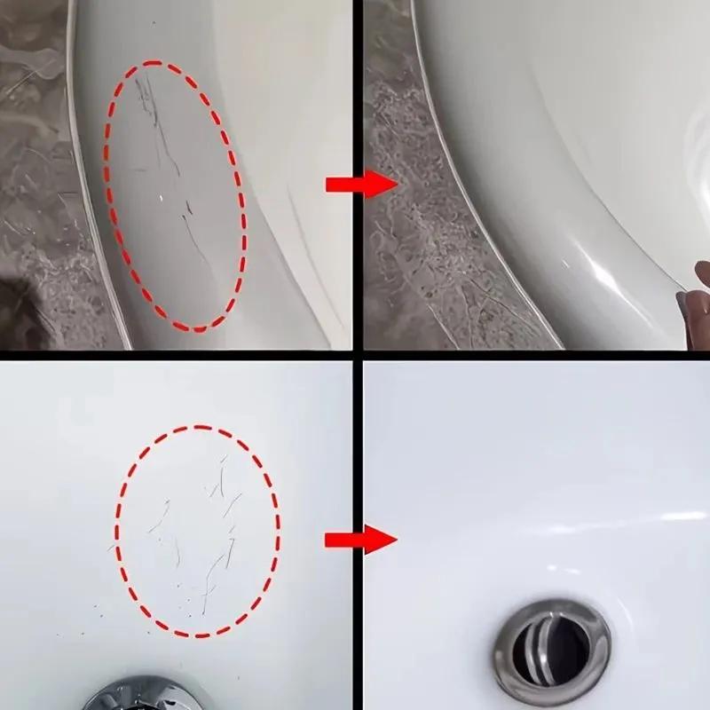 Restoring wax paste 120 g polishing and scratch removal for bath, plumbing, glass and metal surfaces, household appliances