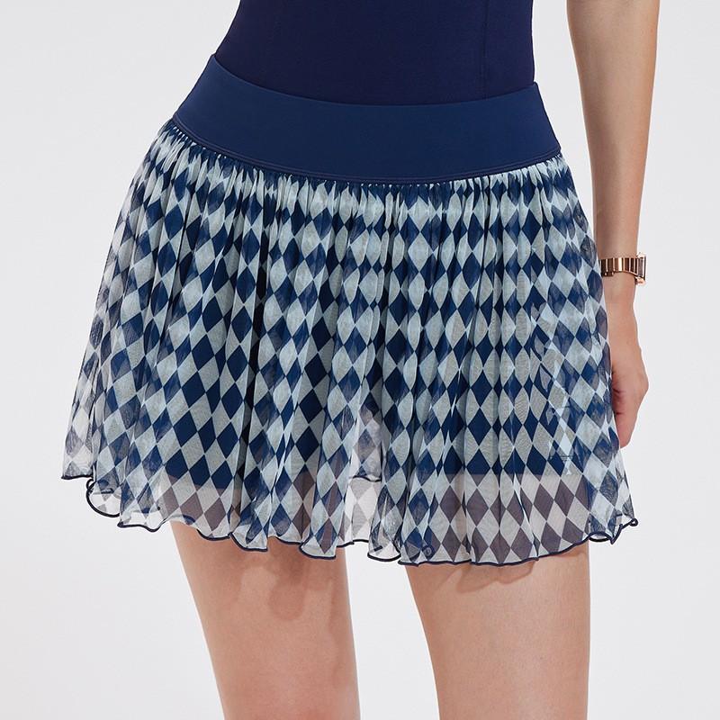 Womens Sport Skort With Built-in Shorts Lightweight Breathable Tennis Running Yoga Skirt Fitness Activities