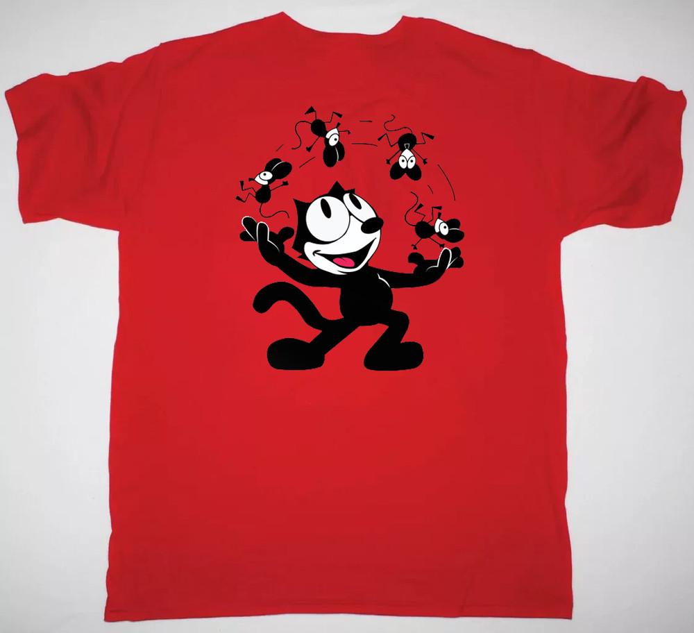 HOT Felix The Cat RED Cotton All size S-5XL Gift For Fans T-shirt TA259 Unisex T-Shirt
