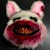 Maschera Realistica Testa di Coniglio Maschere Malvagie Horror Scherzose Maschera Coniglio Sanguinante Maschera Feste di Carnevale Costume di Halloween Oggetti di Scena del Terrore
