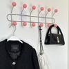 Entrance Hall Wall Coat Racks Bedroom Clothing Storage Hanger Rack Hooks Portable Backpack Cap Scarf Clothes Organizer Hangers