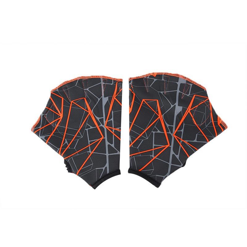 1 Pair Unisex Swimming Hand Fins Flippers Finger Webbed Gloves Paddle Water Sports Swimming Training Practice Gloves