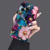 New Creative Fashion Glass Flower Cover Design Mobile Phone Case