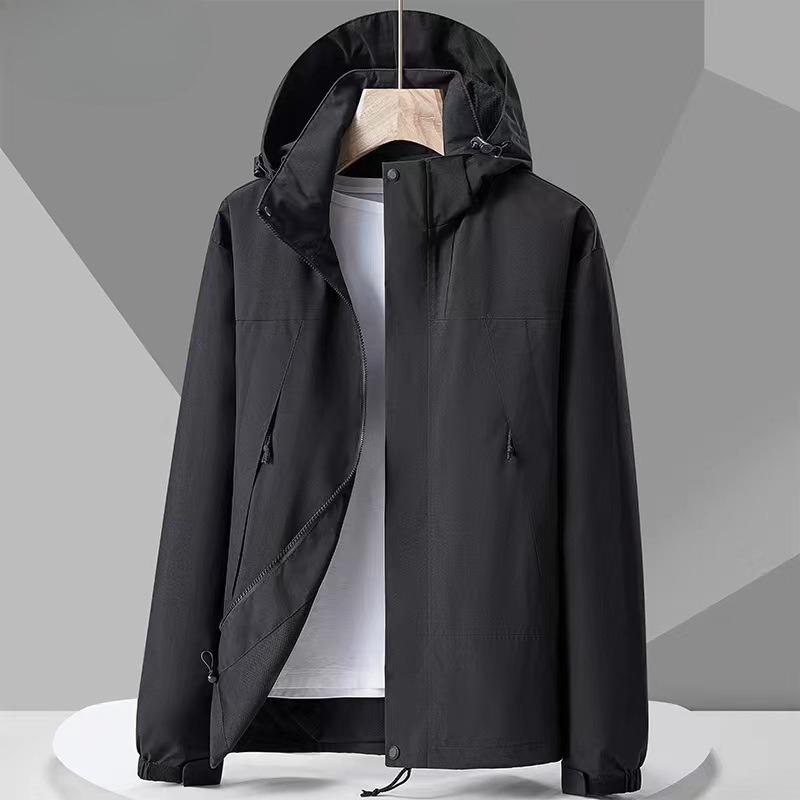 New Sports and Outdoor Women's Waterproof Waterproof Removable Hood Thin Jacket Jacket