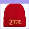 The Legend Of Zelda Bedruckte Acrylstrickmütze mit Ohrenklappen Winter-Gaming-Accessoires für Erwachsene