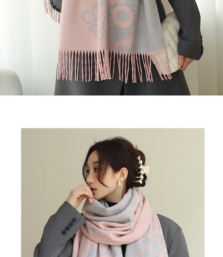 Luos Vielseitiger High-End Damen-Winterschal mit Geschenkbox - Langer, Warmer und Verdickter Schal.