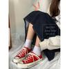 Classic Canvas Shoes Big Red Men's and Women's Couple Shoes 18