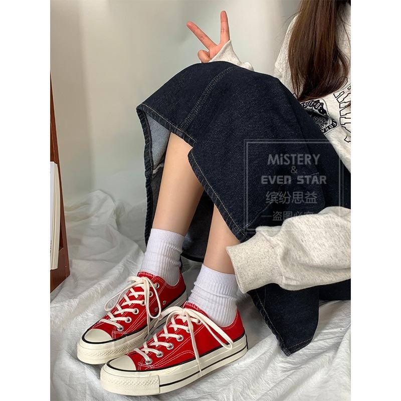 Classic Canvas Shoes Big Red Men's and Women's Couple Shoes 18