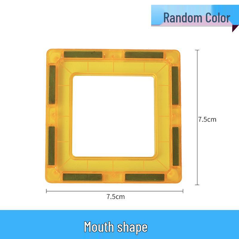 Stained Glass Magnetic Building Blocks for Children - Translucent Toy Set