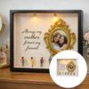 DIY Mini Museums Silhouettes Box with Mini Frame Figures Shadows Box Frame Set Personalize DIY Photo Memory Display Case