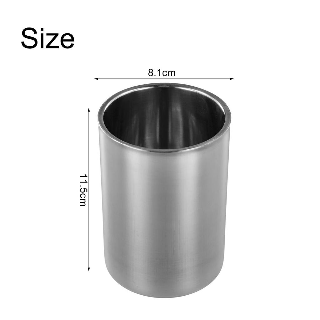 Drinkware Cup Dvojitá stěna Domácí kuchyně Jídelní doplňky Nerezová ocel