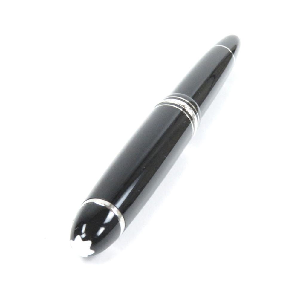Excellent MONTBLANC Ballpoint Pen Meisterstckle Grand Cap Type Black Silver Mens Used