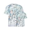 Herren 3D-Druck T-Shirt Anime-Mädchen Muster Druck Kurzarm Rundhals Pullover Lässiges Oberteil